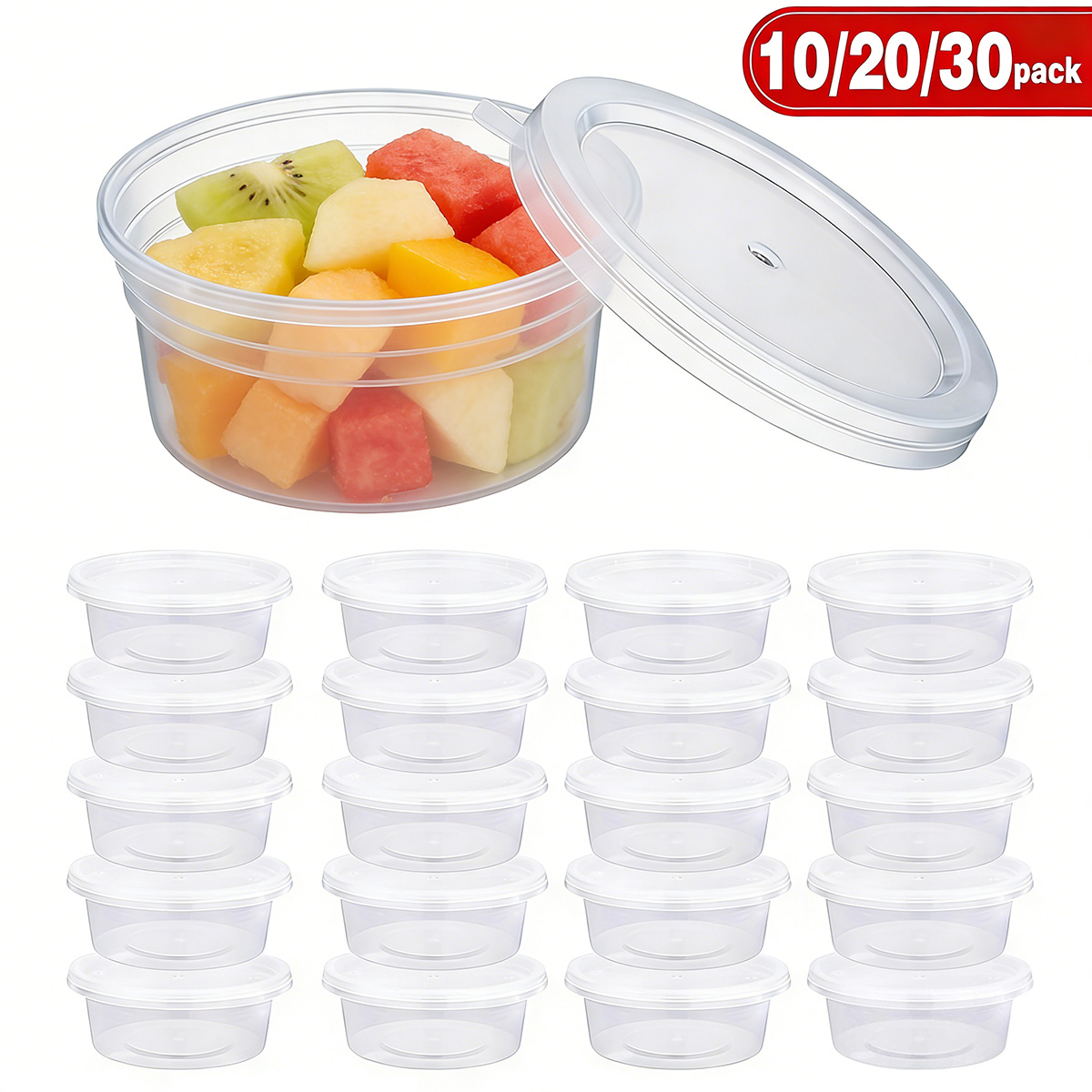 Food Storage Meals - Confezione da 10/20/30 Contenitori Piccoli per