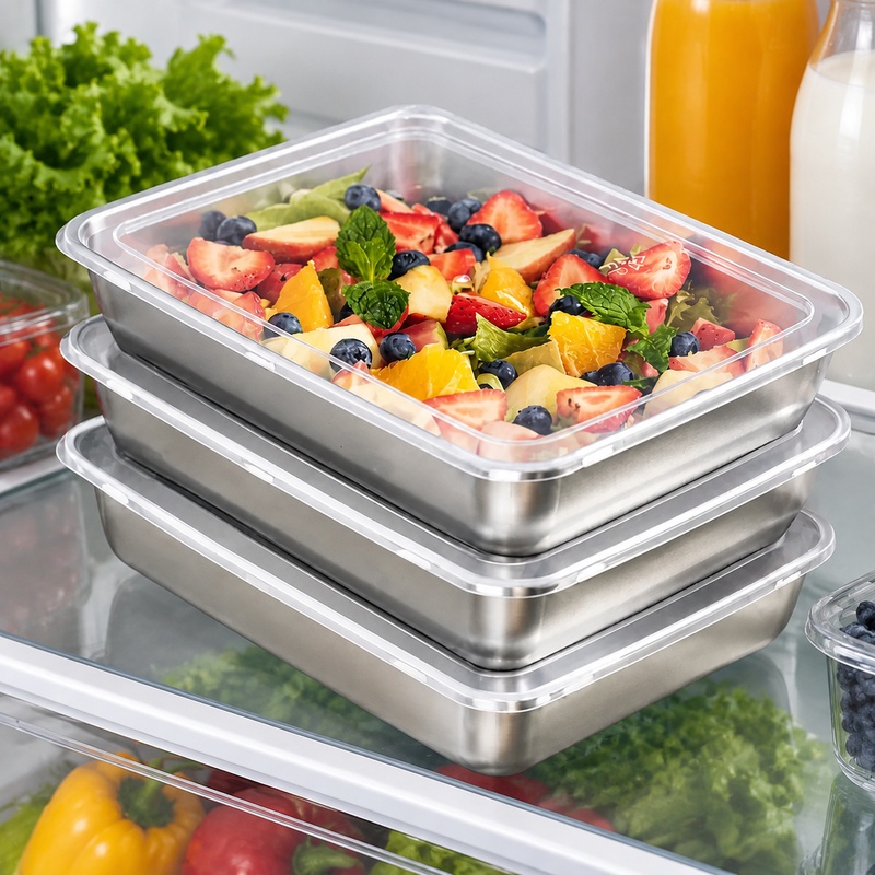 Food Storage Meals - Set di 3 contenitori per alimenti