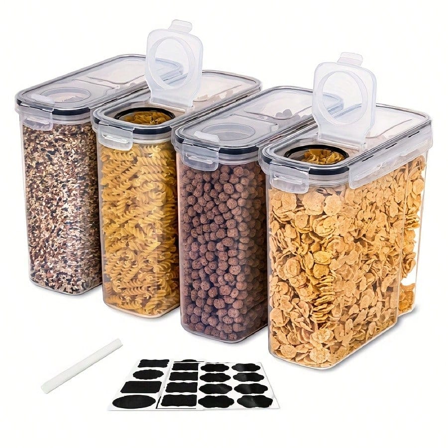 Food Storage Meals - Confezione da 4 contenitori ermetici per