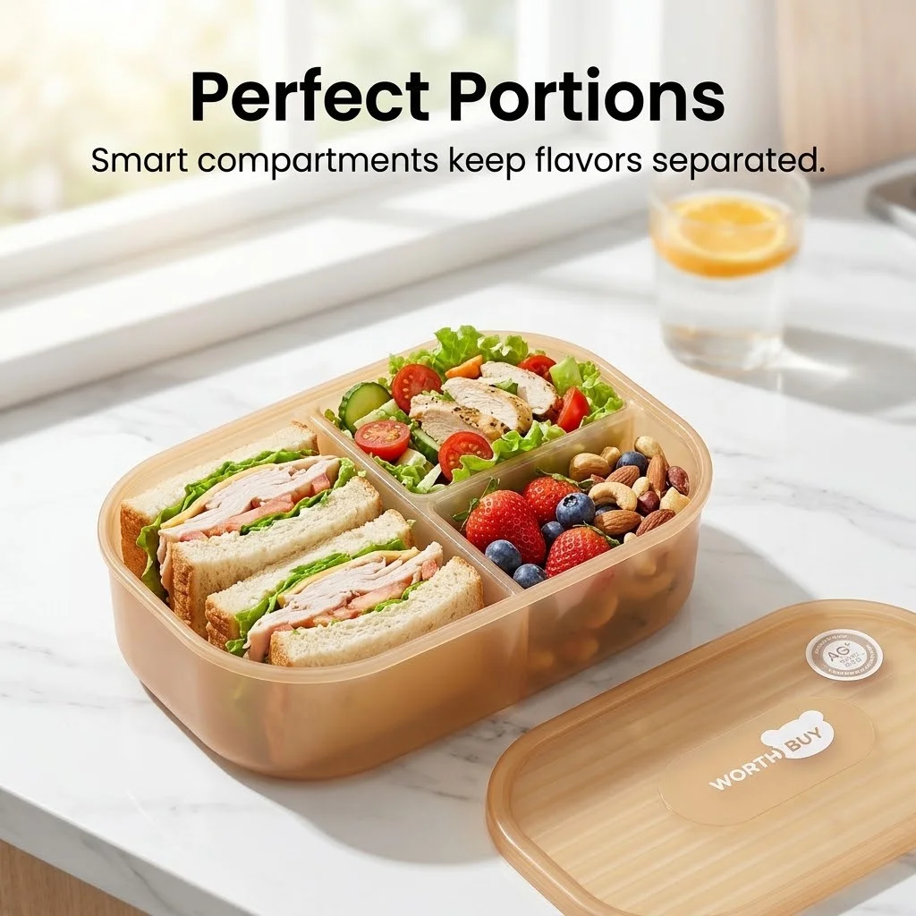 Contenitore per alimenti in pl - Food Storage With Dividers recensione e prezzo