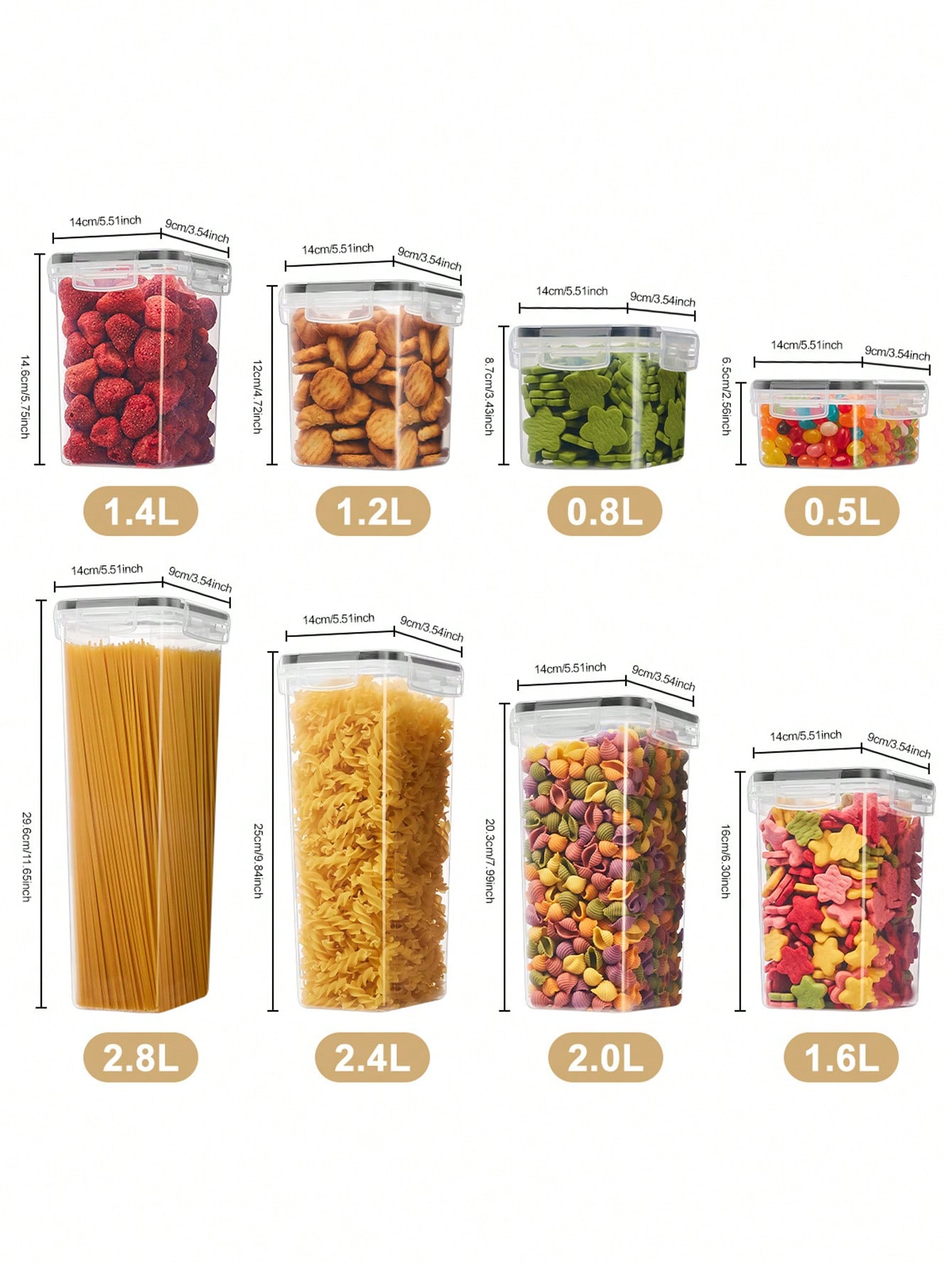 48 contenitori sigillati per c - Food Storage Labels recensione e prezzo