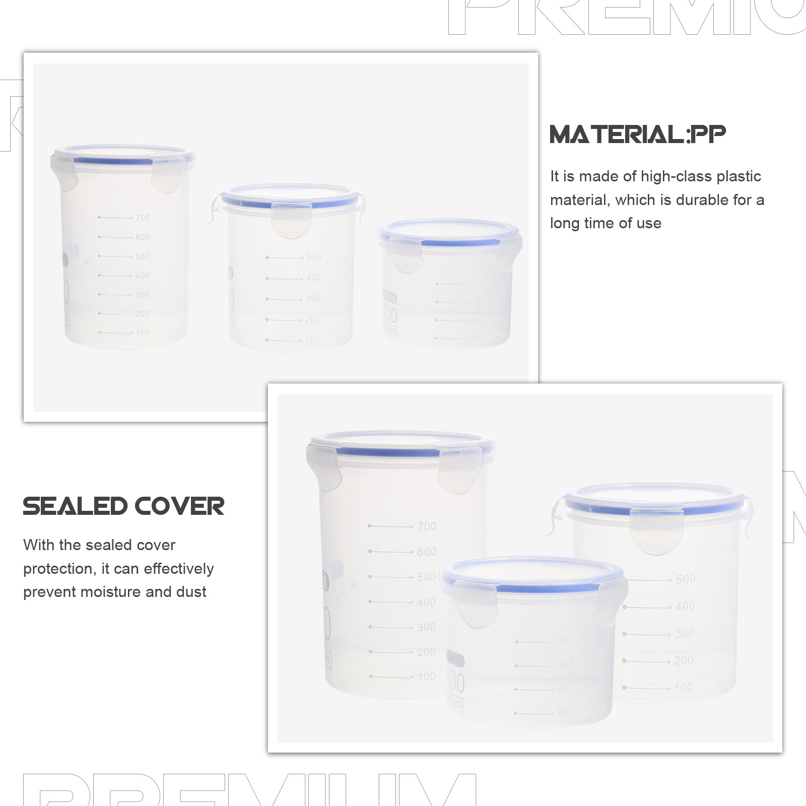 Set da 6 barattoli ermetici pe - Food Storage Containers recensione e prezzo