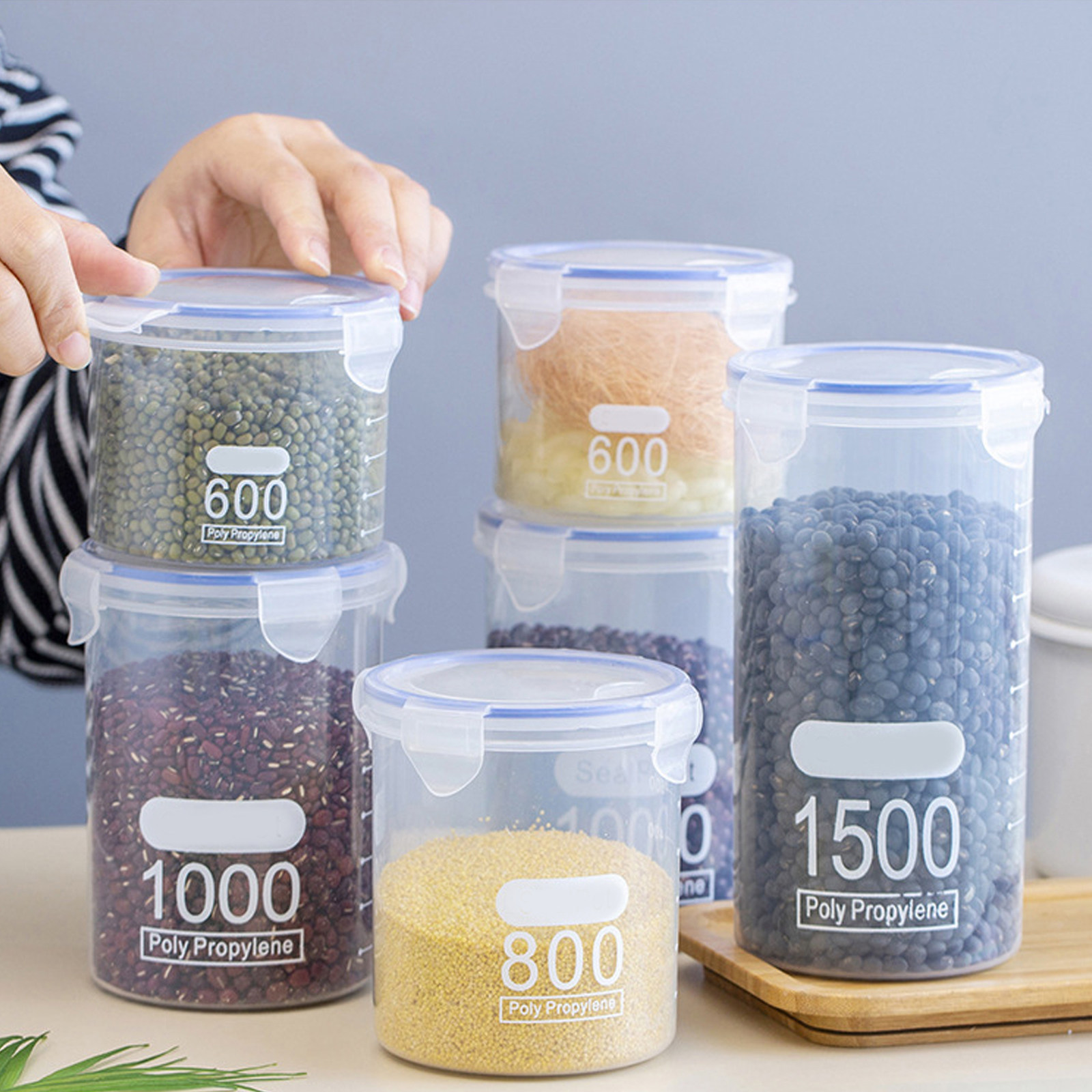 Set da 6 barattoli ermetici pe - Food Storage Containers recensione e prezzo