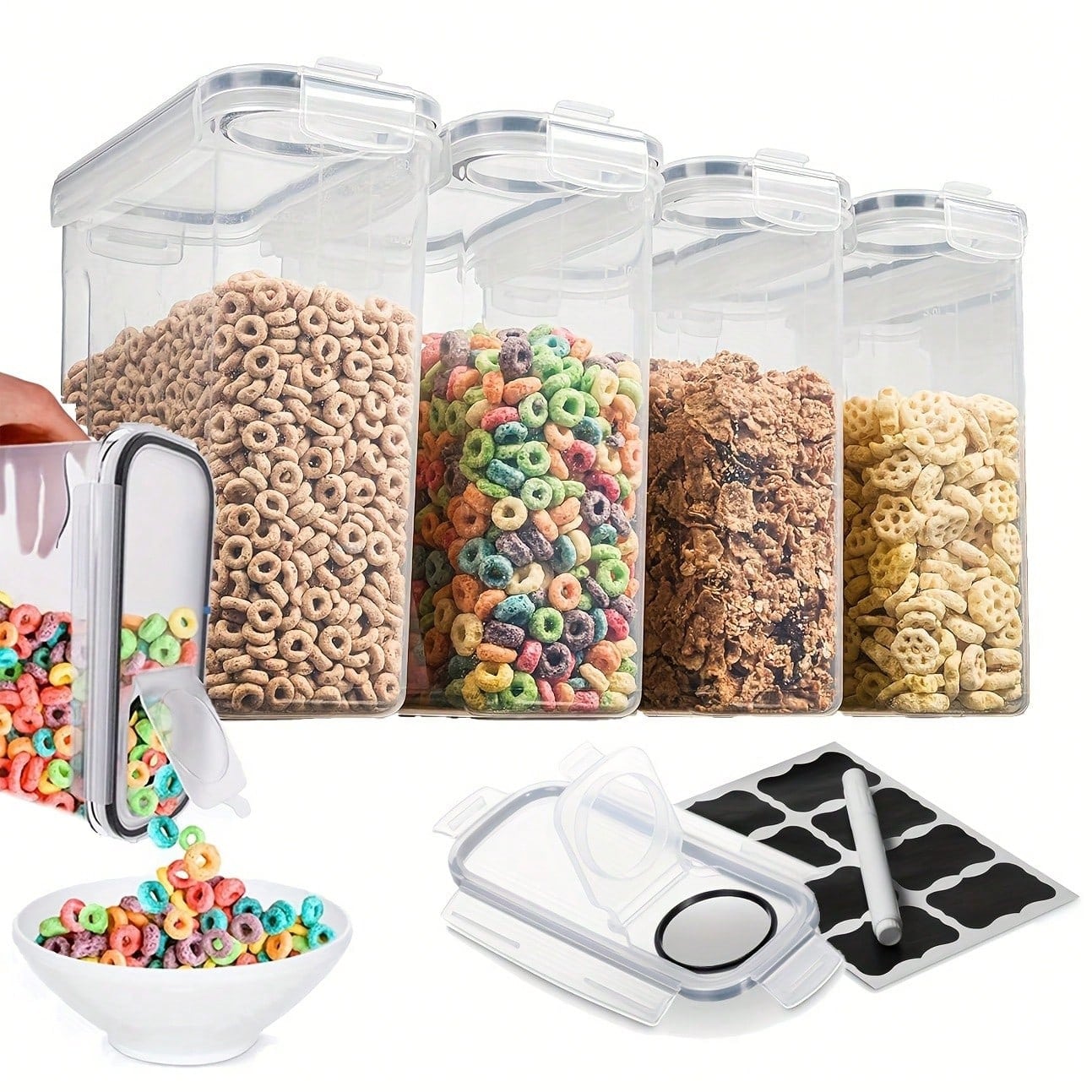 Contenitori ermetici per conse - Food Storage Labels recensione e prezzo